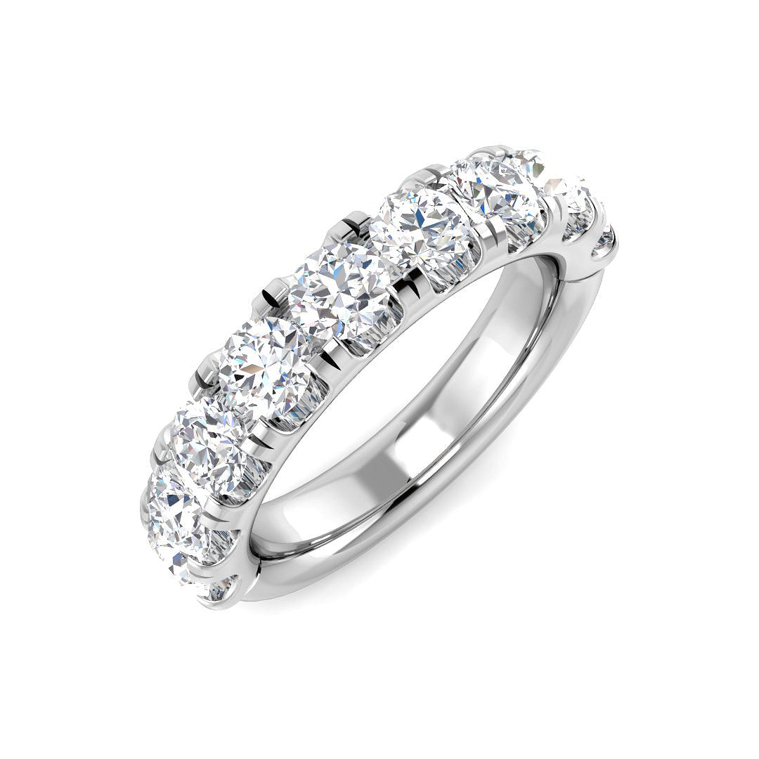 Half Eternity Diamond Ring 0.25ct–3.51ct – SR5496 – 18k White Gold