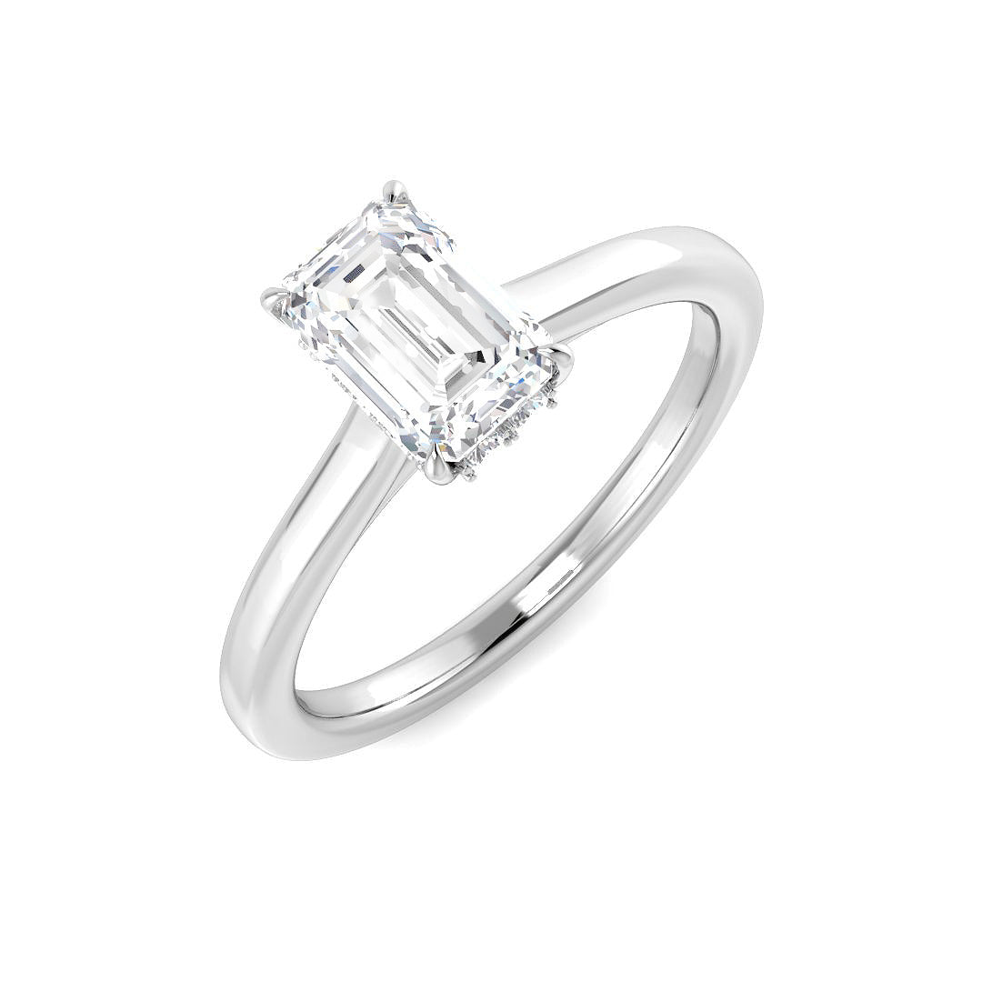 Engagement Lab-Grown Diamond Ring 1.12ct–1.15ct – SR5582 – 18k White Gold