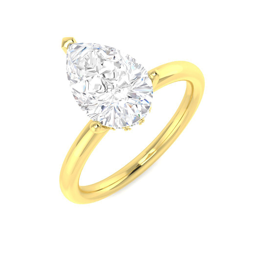 Engagement Lab-Grown Diamond Ring 2.14ct–2.18ct – SR5884 – 18k Yellow Gold