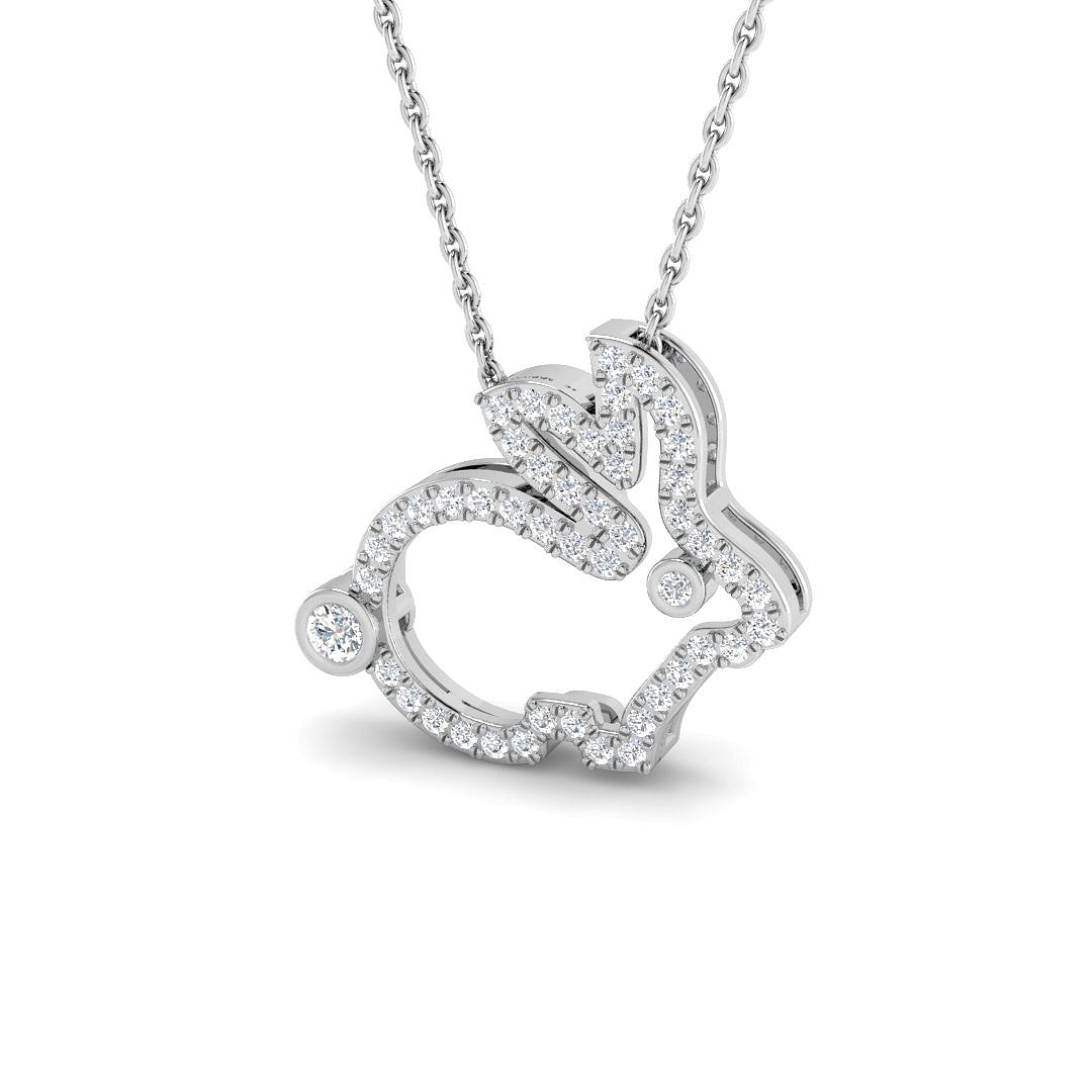 Shape Diamond Ring 0.22ct – SP6935 – 18k White Gold