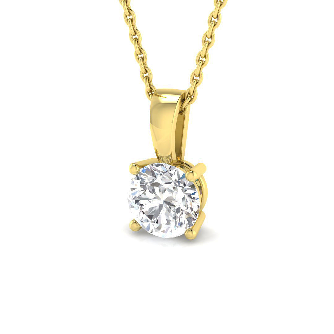 Solitaire Diamond Ring 0.86ct–5.02ct – SP4993A-11 – 18k Yellow Gold