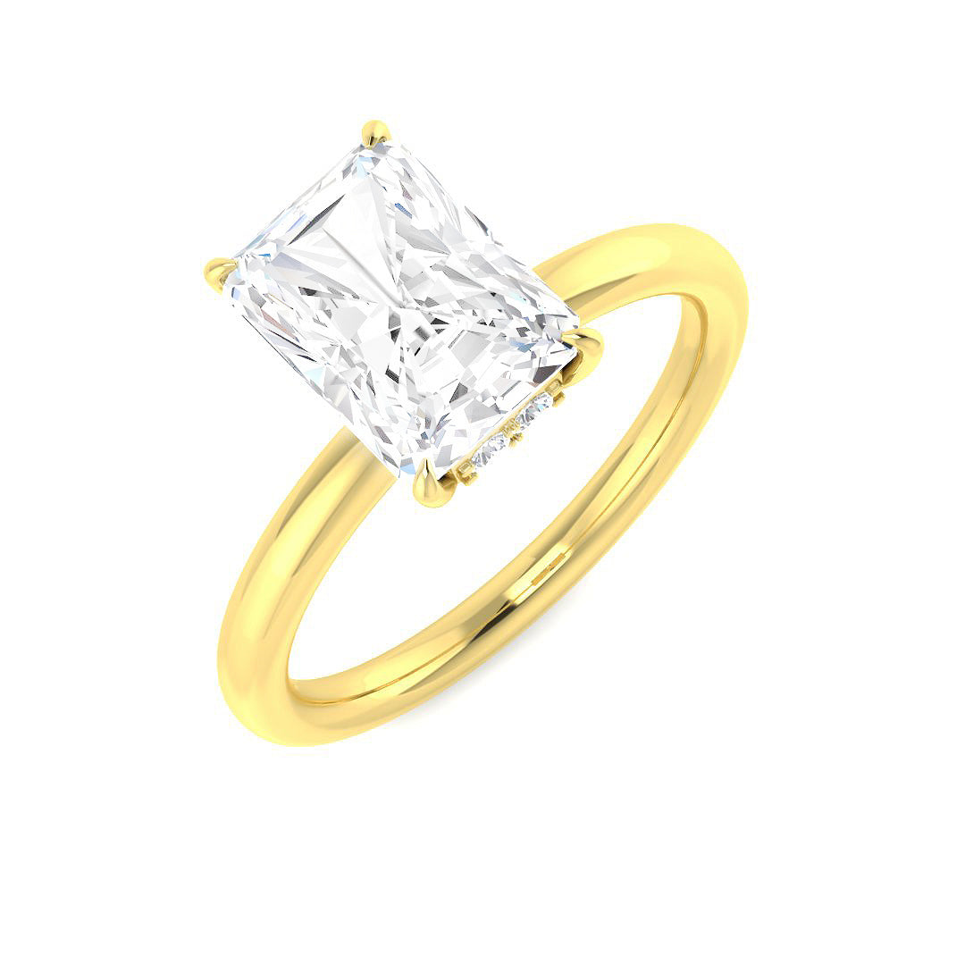 Engagement Lab-Grown Diamond Ring 2.14ct–2.17ct – SR5655-R/C – 18k Yellow Gold