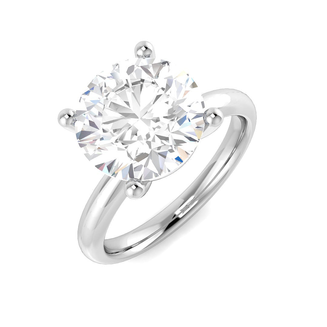 Engagement Lab-Grown Diamond Ring 1.5ct–4.05ct – SR5117 – 18k White Gold