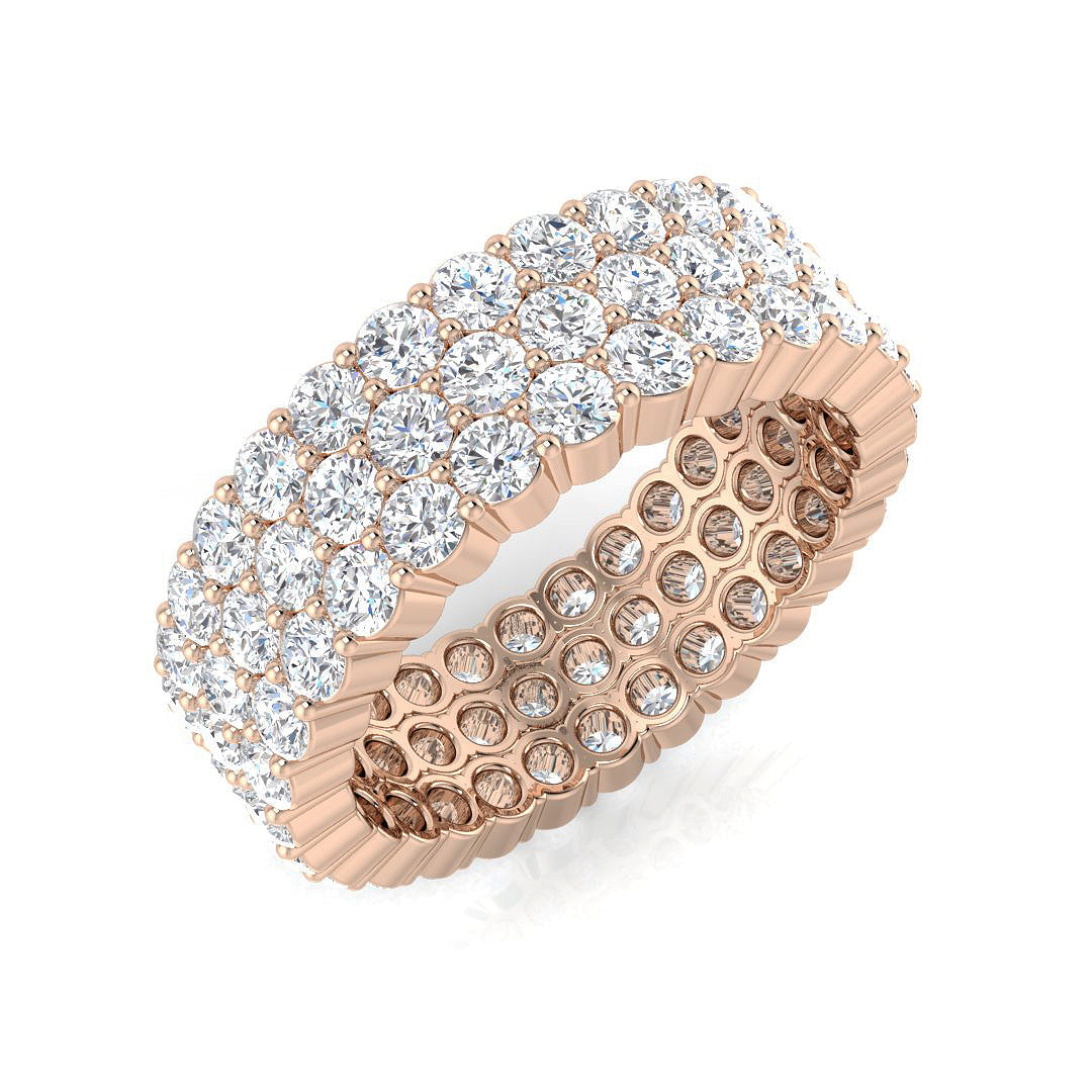 Full Eternity Diamond Ring 1.88ct–8.38ct – BJR0312 – 18k Rose Gold