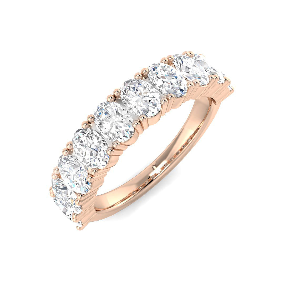 Multi Stone Diamond Ring 1.44ct–2.02ct – SR4380 – 18k Rose Gold