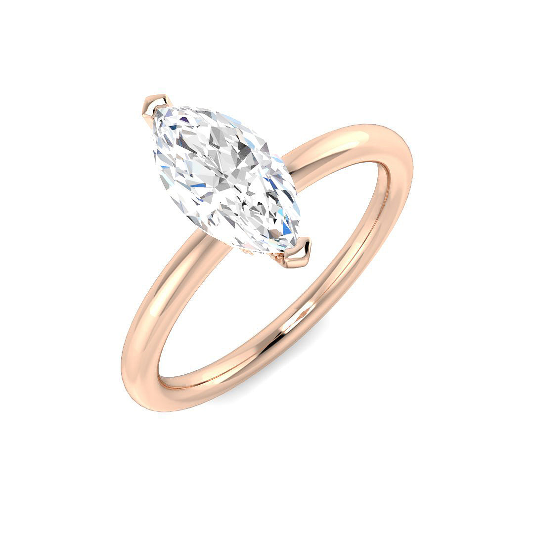 Engagement Lab-Grown Diamond Ring 1.14ct – SR5814 – 18k Rose Gold