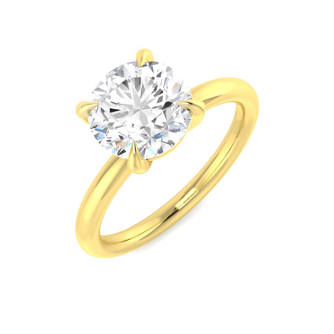 Engagement Lab-Grown Diamond Ring 2.02ct–2.04ct – SR3815 – 18k Yellow Gold