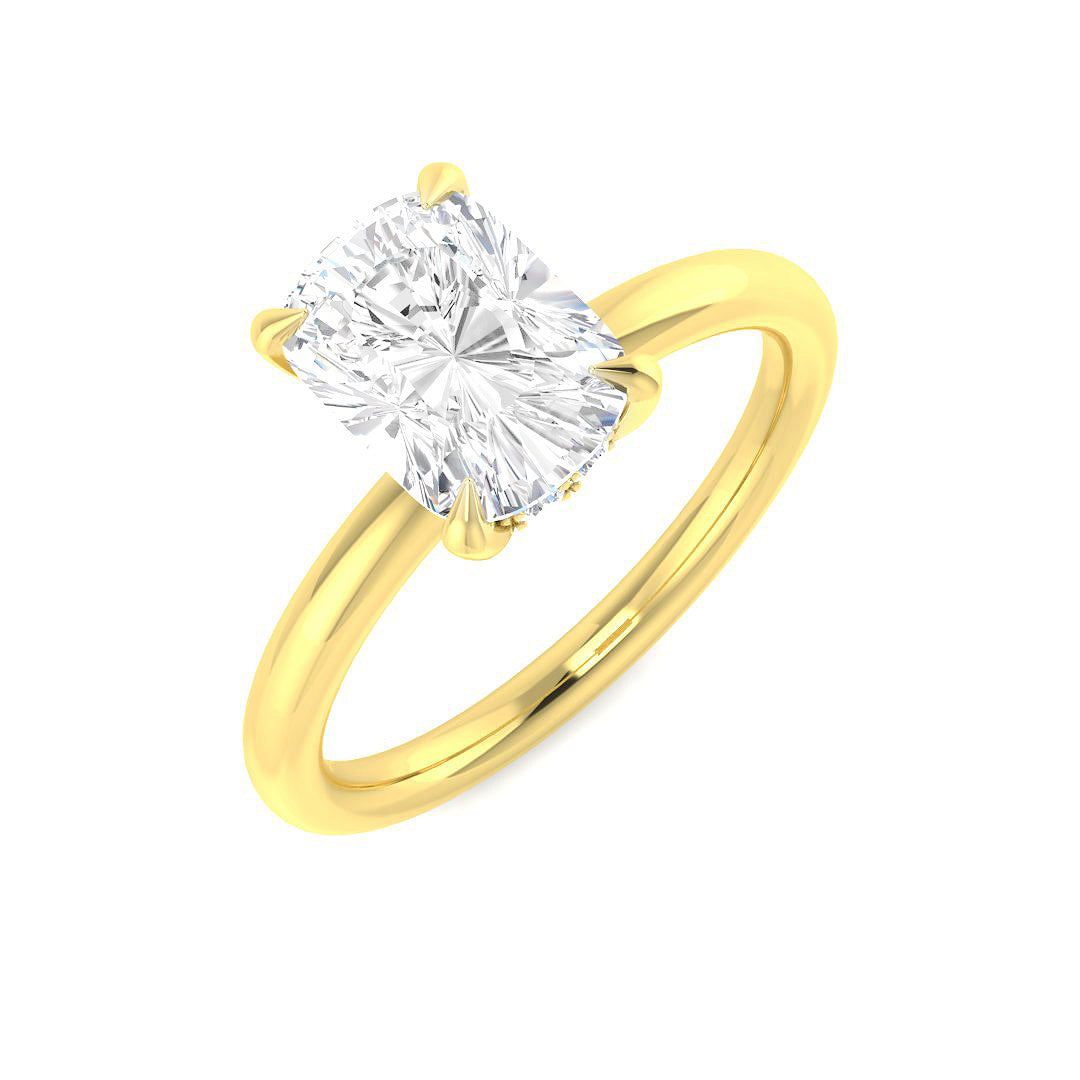 Engagement Lab-Grown Diamond Ring 2.12ct – SR6271 – 18k Yellow Gold