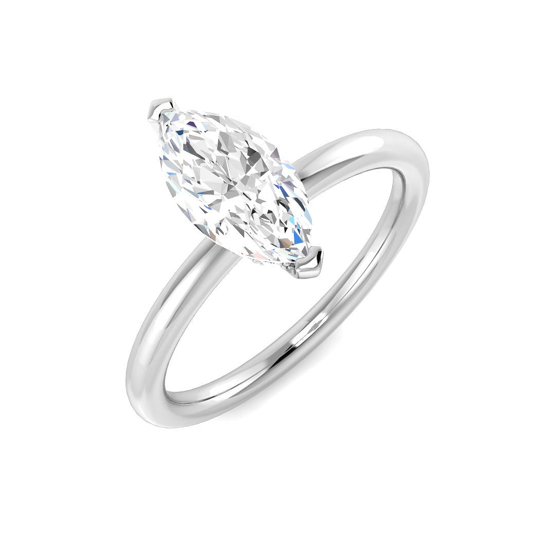 Engagement Lab-Grown Diamond Ring 1.14ct – SR5814 – 18k White Gold