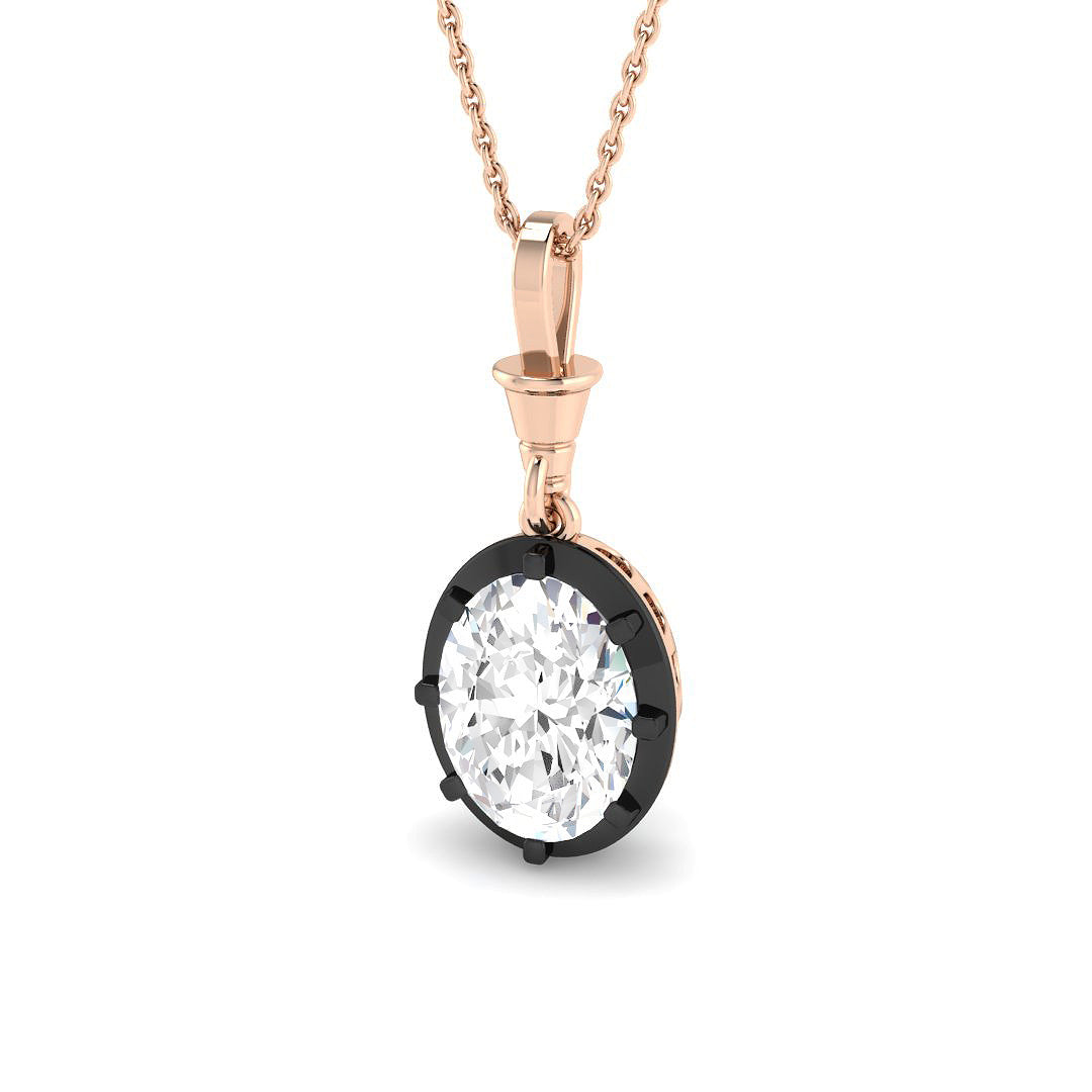 Solitaire Lab-Grown Diamond Ring 0.54ct–3.01ct – SP7113 – 18k Rose Gold