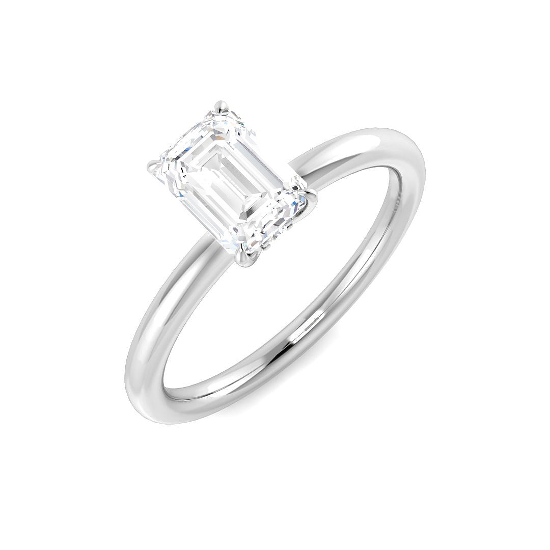 Engagement Lab-Grown Diamond Ring 1.08ct–1.11ct – SR6025 – 18k White Gold
