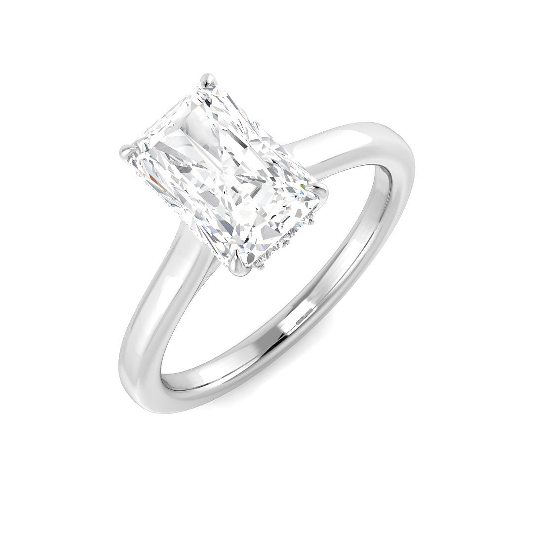 Engagement Lab-Grown Diamond Ring 2.2ct – SR5583-R/C – 18k White Gold