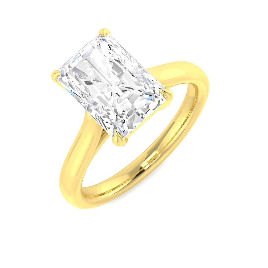 Engagement Lab-Grown Diamond Ring 1.52ct–2.52ct – SR4172 – 18k Yellow Gold