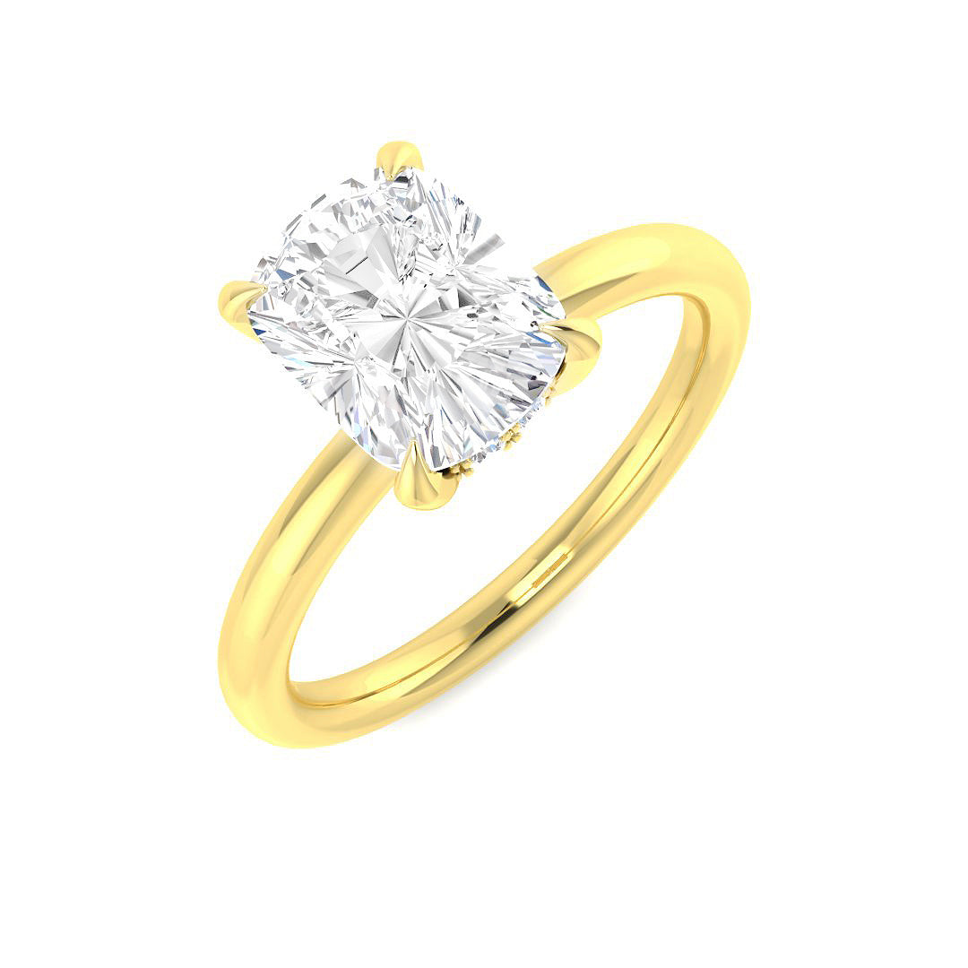 Engagement Lab-Grown Diamond Ring 2.13ct – SR6270 – 18k Yellow Gold