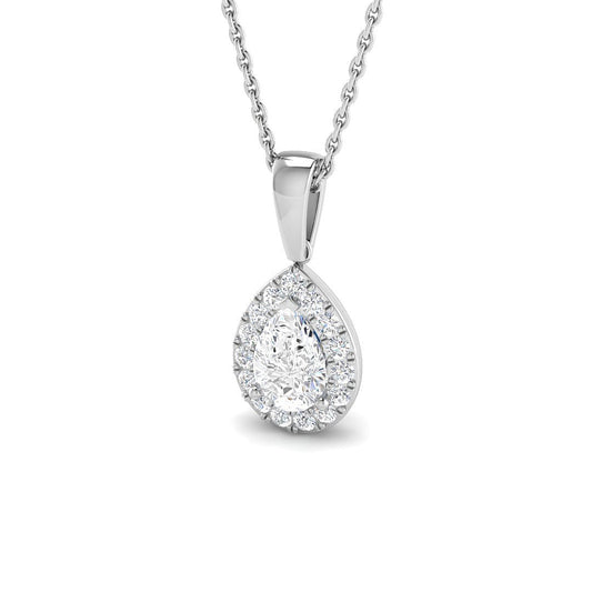 Halo Diamond Ring 0.68ct–0.69ct – SP6820 – 18k White Gold