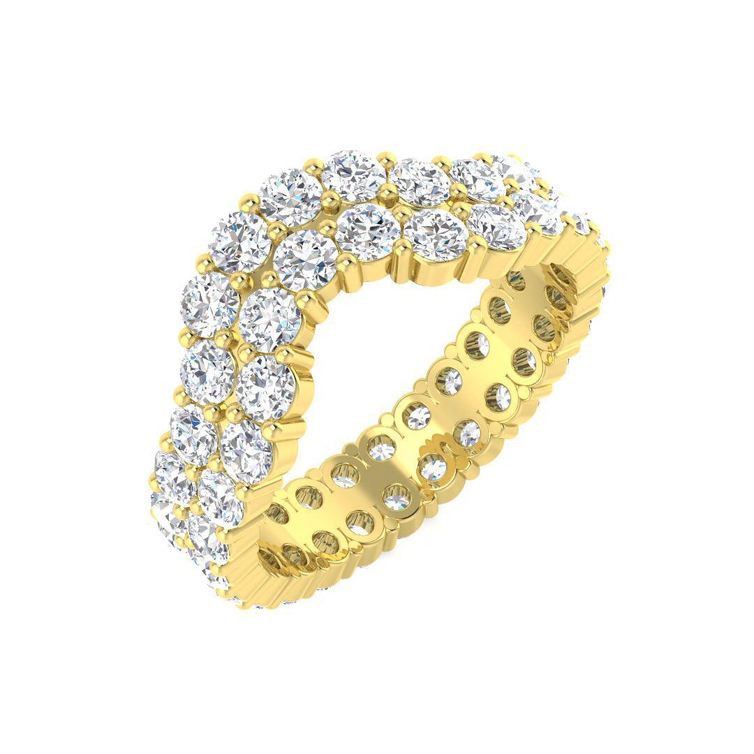 Wishbone Diamond Ring 2.68ct – SR5600 – 18k Yellow Gold