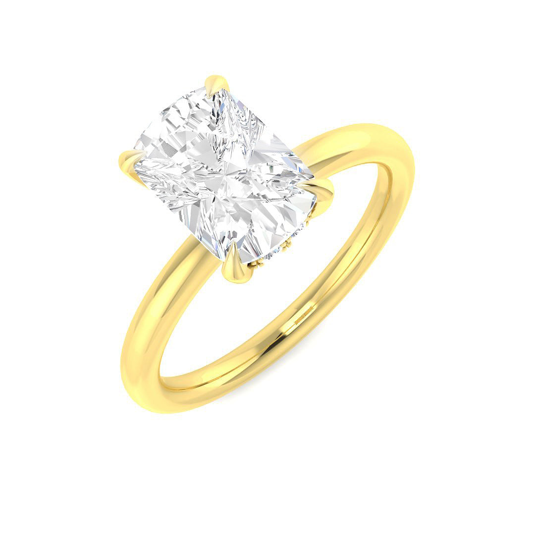 Engagement Lab-Grown Diamond Ring 2.12ct–2.14ct – SR6272 – 18k Yellow Gold