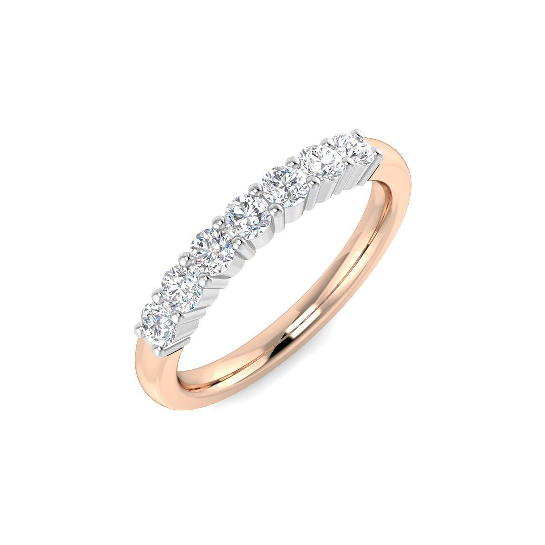 Multi Stone Diamond Ring 0.37ct–2.02ct – SR542 – 18k Rose Gold
