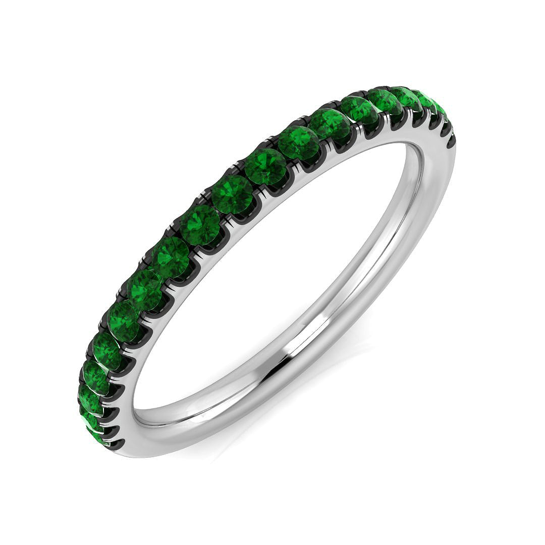 Half Eternity Diamond Ring 0.2ct – BJR0446~ALL – 9k White Gold