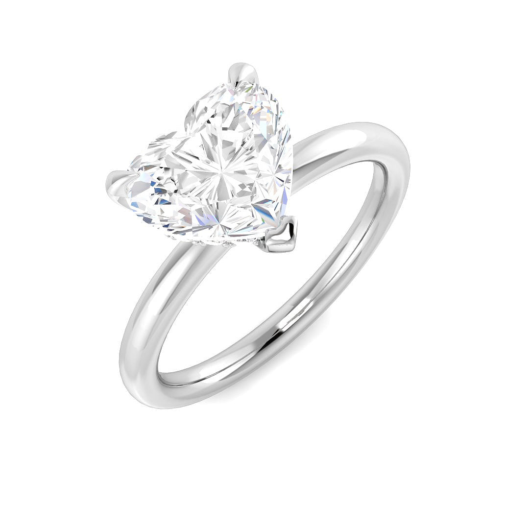 Engagement Lab-Grown Diamond Ring 2.14ct–2.17ct – SR6096 – 18k White Gold