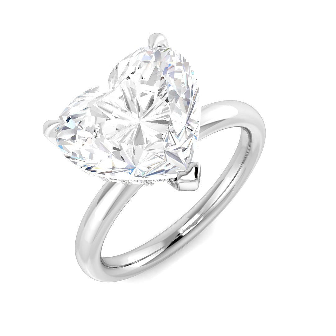 Engagement Lab-Grown Diamond Ring 5.23ct – SR6159 – 18k White Gold