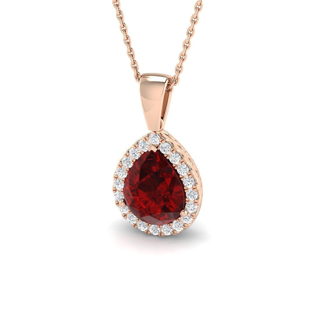 Ruby Diamond Ring 1.67ct–4.77ct – SP4458~RY – 18k Rose Gold