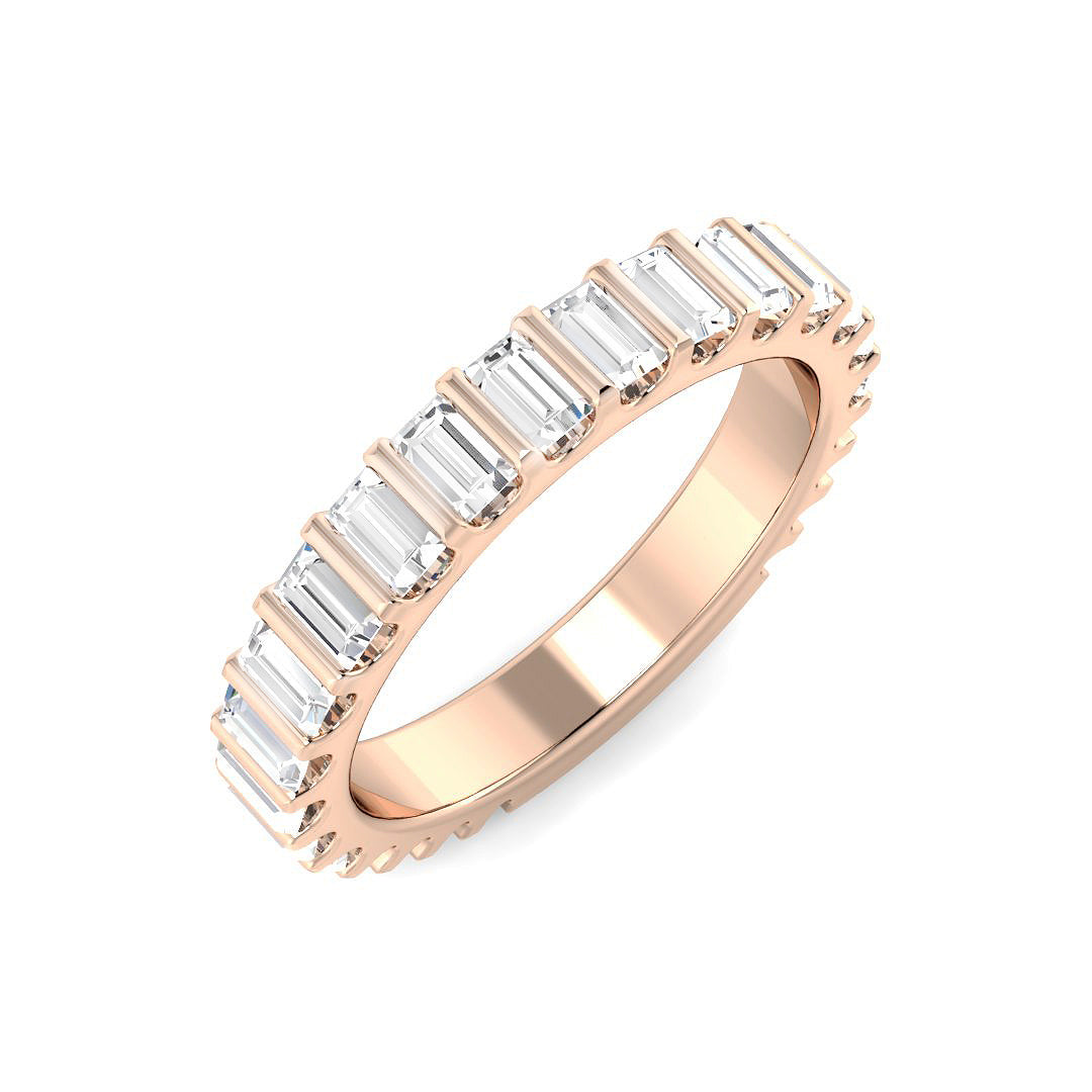 Half Eternity Diamond Ring 0.86ct–1.06ct – SR6579 – 18k Rose Gold