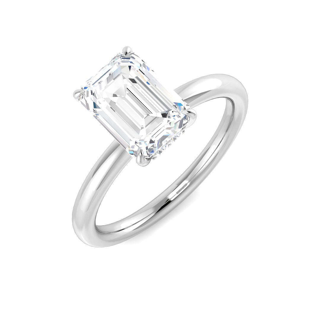 Engagement Lab-Grown Diamond Ring 2.12ct–2.15ct – SR6029 – 18k White Gold