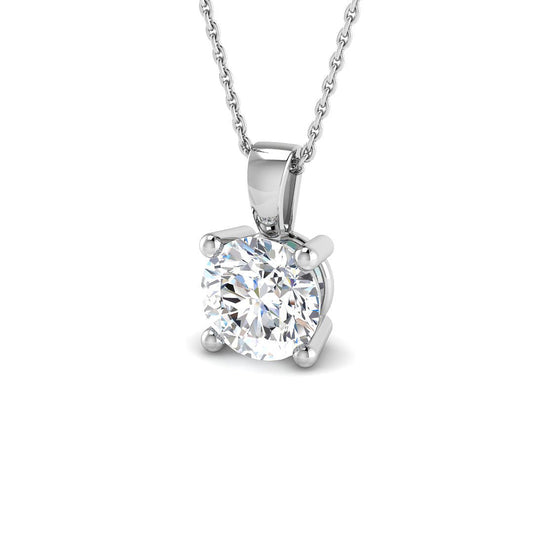 Solitaire Diamond Ring 2.0ct–2.07ct – SP4993A-8 – 18k White Gold