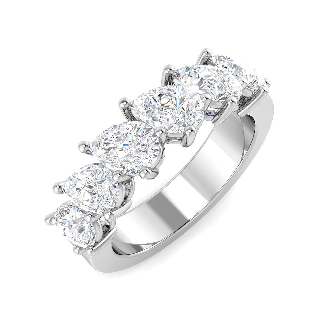 Multi Stone Diamond Ring 2.16ct – SR5968 – 18k White Gold
