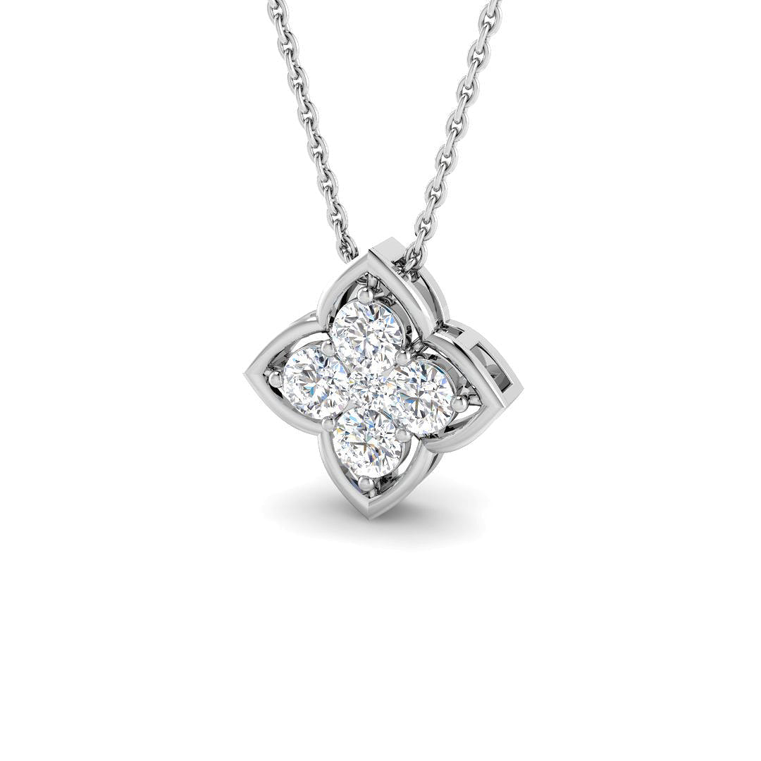 Shape Diamond Ring 0.51ct – SP6966 – 18k White Gold