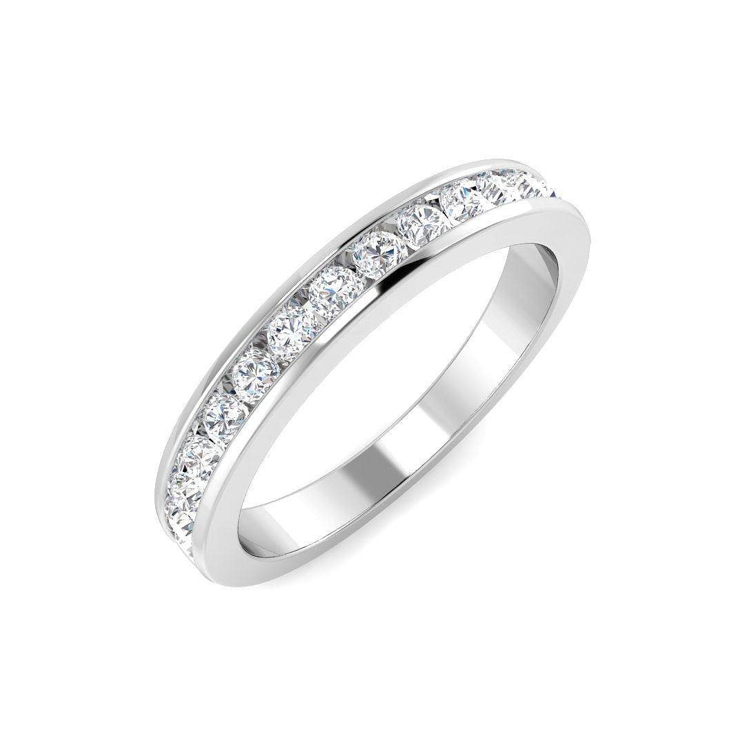 Half Eternity Diamond Ring 0.44ct–2.05ct – SR7946 – 18k White Gold