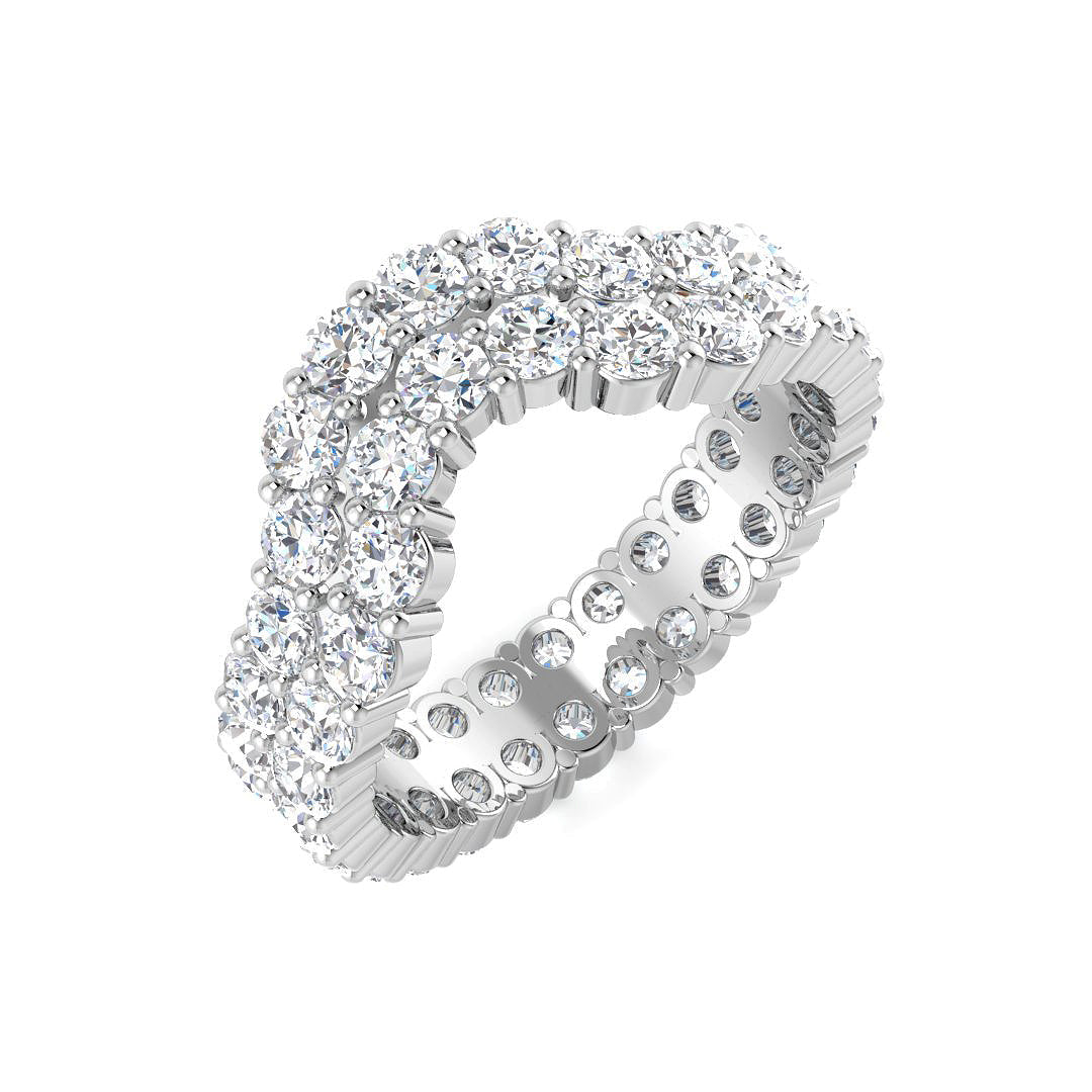 Wishbone Diamond Ring 2.68ct – SR5600 – 18k White Gold