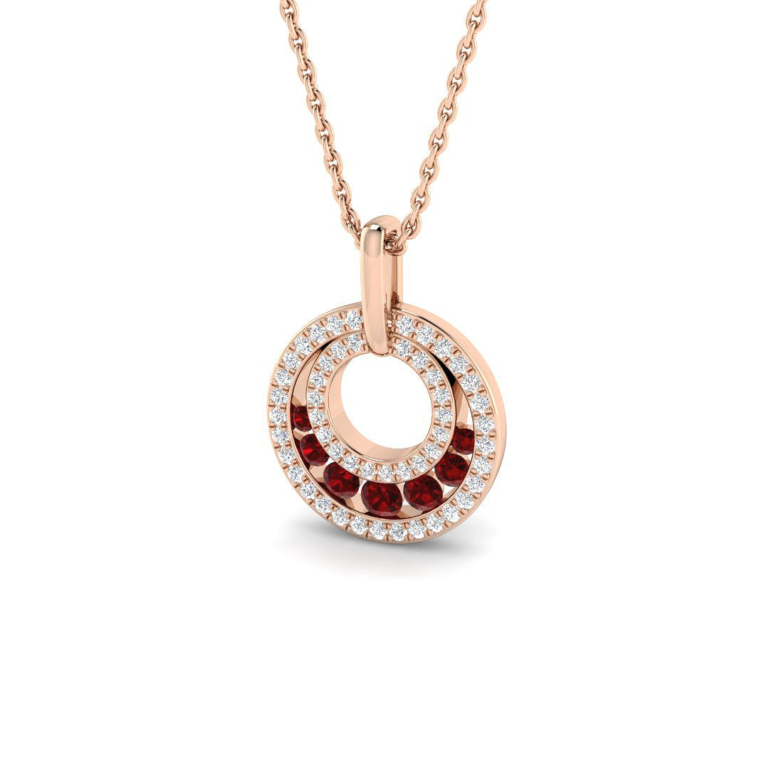 Circle of Life Diamond Ring 0.4ct – SP7142~RY – 18k Rose Gold