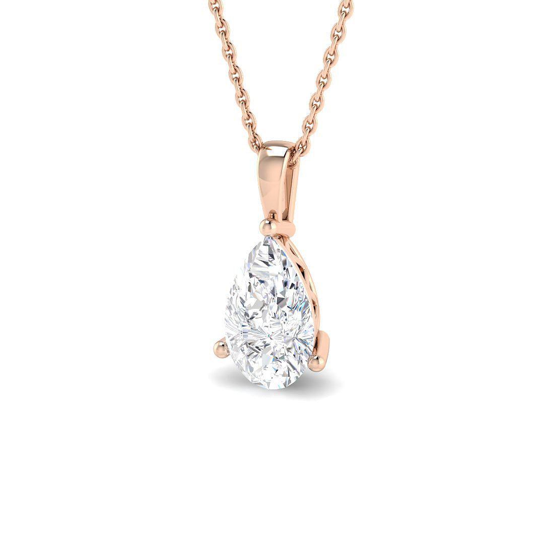 Solitaire Lab-Grown Diamond Ring 1.5ct–2.01ct – SP6595 – 18k Rose Gold