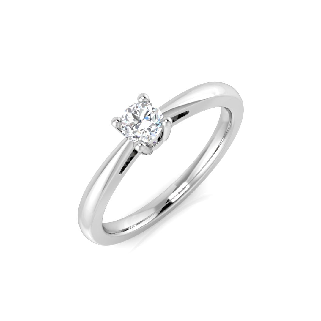 Engagement Diamond Ring 0.19ct–0.24ct – SR874 – 18k White Gold