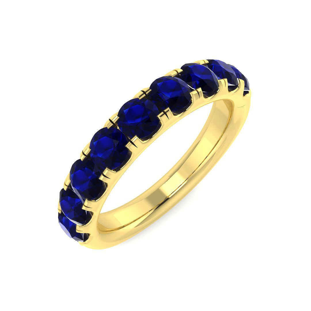 Half Eternity Diamond Ring 0.15ct–1.72ct – BJR0165~BS – 18k Yellow Gold