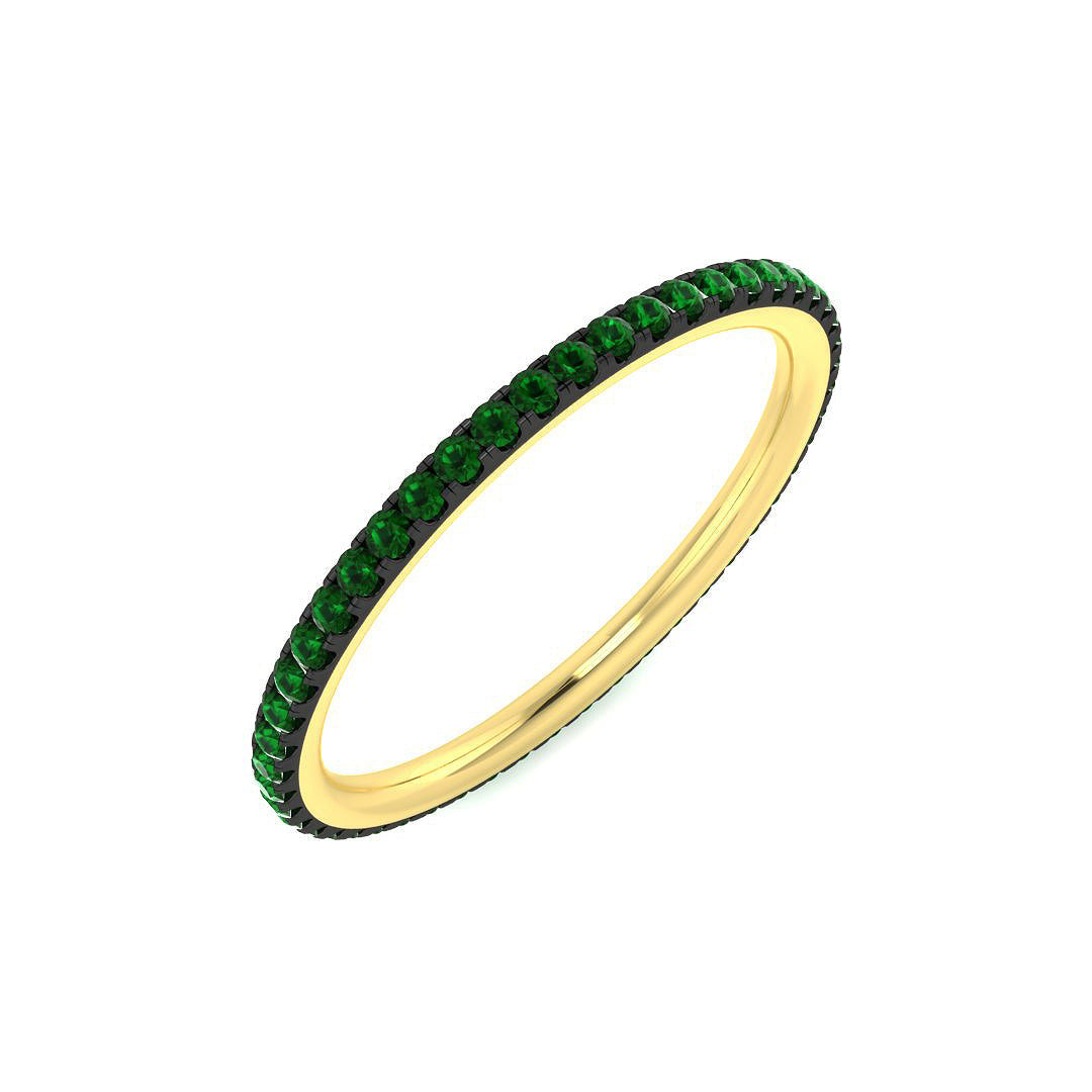 Full Eternity Diamond Ring 0.32ct – BJR0150~EM – 18k Yellow Gold