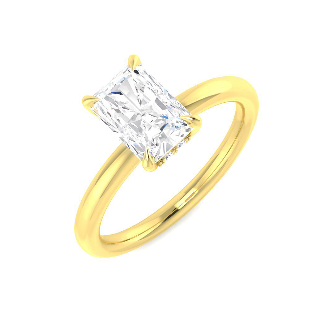 Engagement Lab-Grown Diamond Ring 1.29ct – SR4947 – 18k Yellow Gold