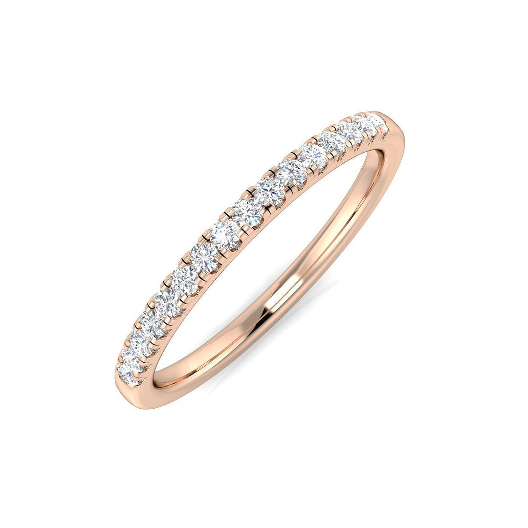 Half Eternity Diamond Ring 0.14ct–2.18ct – SR4962 – 18k Rose Gold