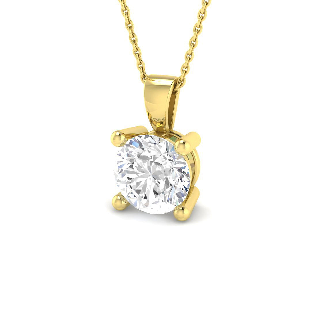 Solitaire Lab-Grown Diamond Ring 3.0ct – SP4993-9 – 18k Yellow Gold