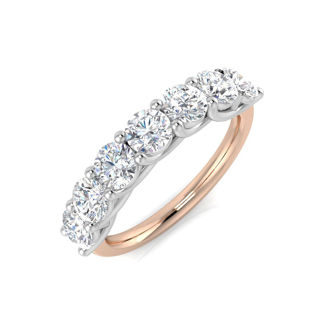 Multi Stone Diamond Ring 0.31ct–2.12ct – SR1933 – 18k Rose Gold