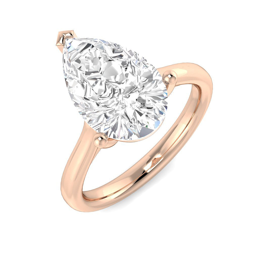 Engagement Lab-Grown Diamond Ring 3.03ct – SR5151 – 18k Rose Gold