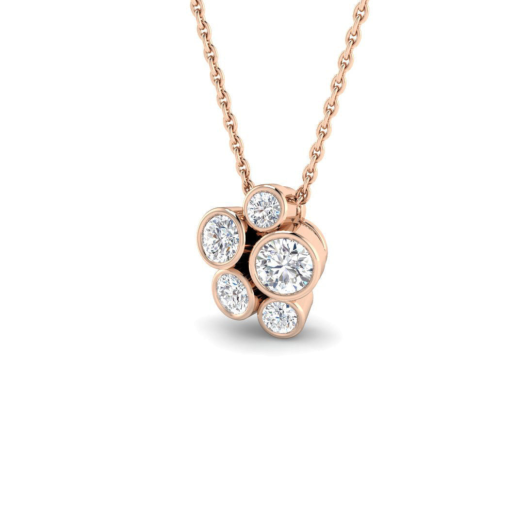 Spectacle Diamond Ring 0.47ct–0.85ct – SP5868 – 18k Rose Gold