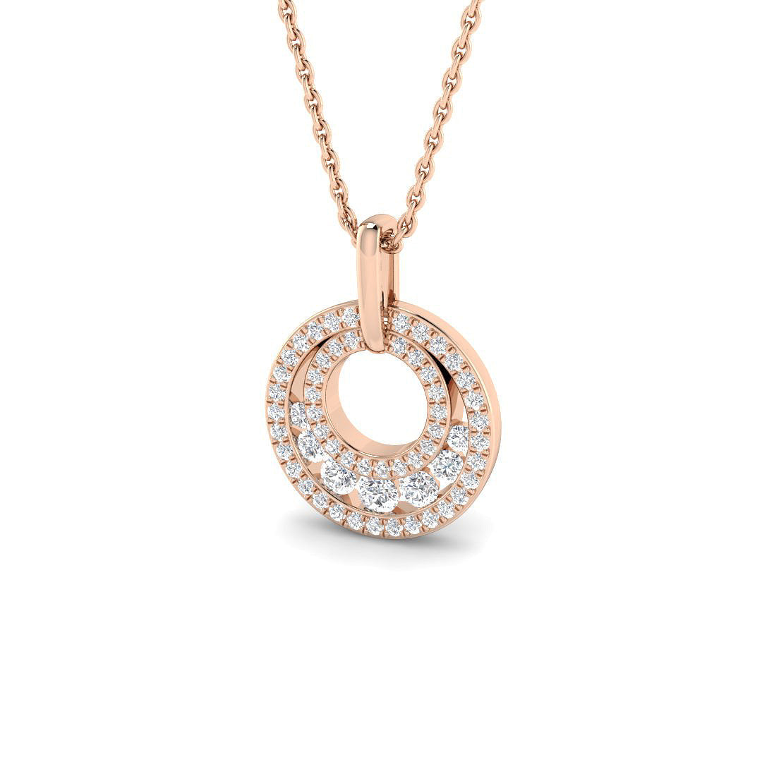 Circle of Life Diamond Ring 0.38ct – SP7142 – 18k Rose Gold