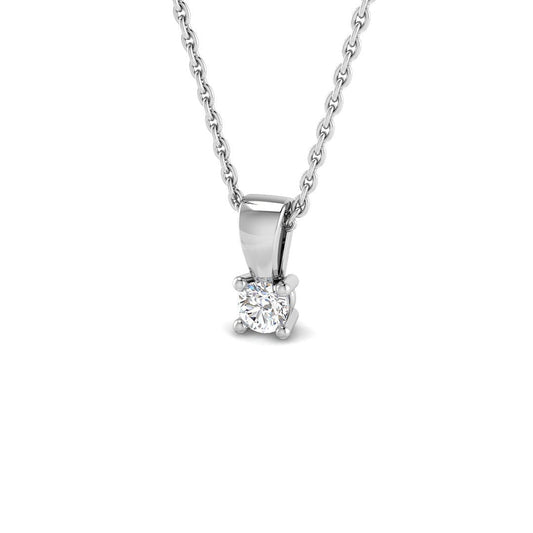 Solitaire Diamond Ring 0.1ct – SP4993A-3 – 18k White Gold