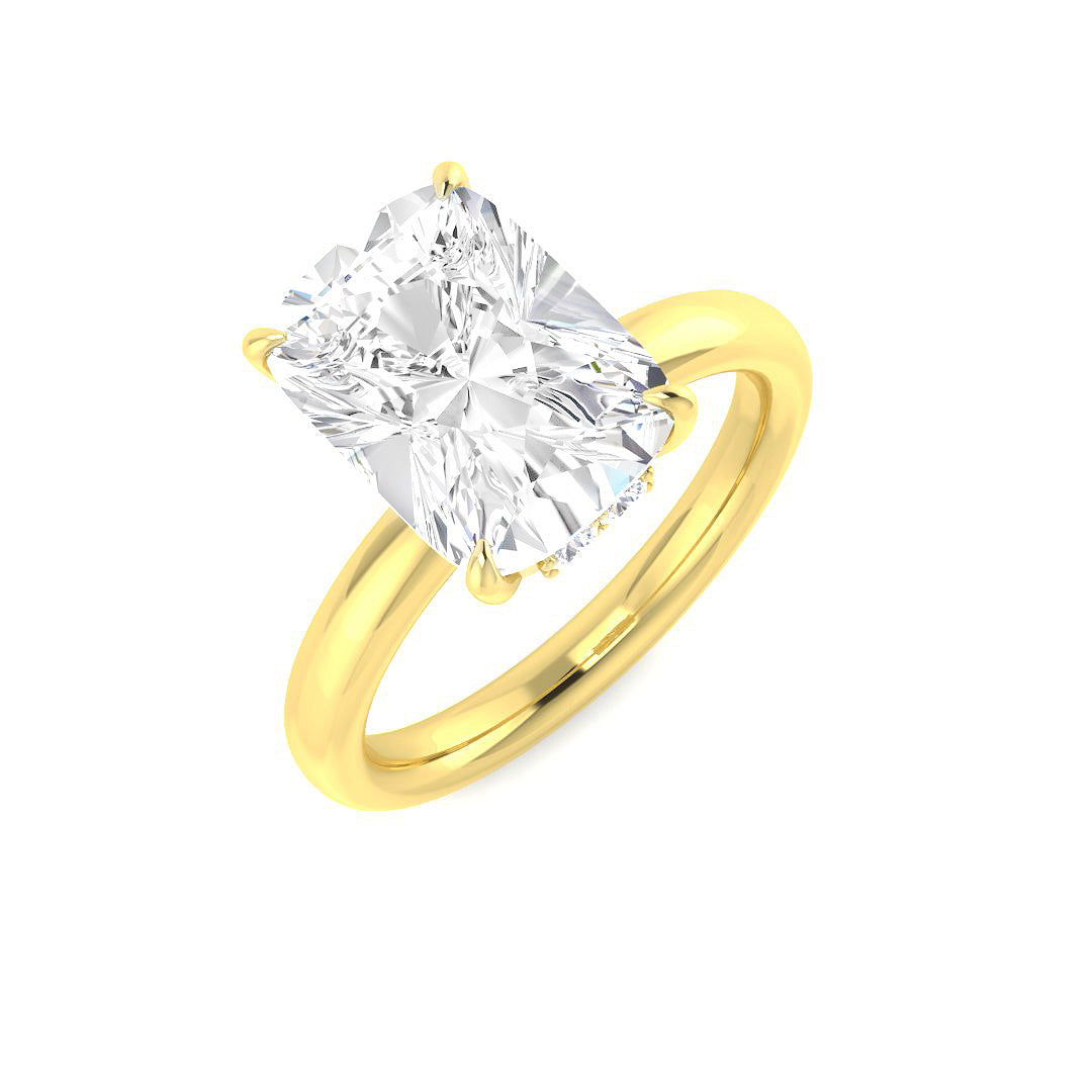 Engagement Lab-Grown Diamond Ring 2.63ct – SR7706 – 18k Yellow Gold
