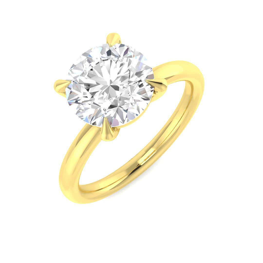 Engagement Lab-Grown Diamond Ring 2.54ct – SR7929 – 18k Yellow Gold