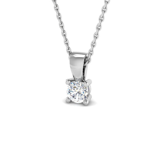 Solitaire Diamond Ring 0.26ct – SP4993A-4.0M – 18k White Gold