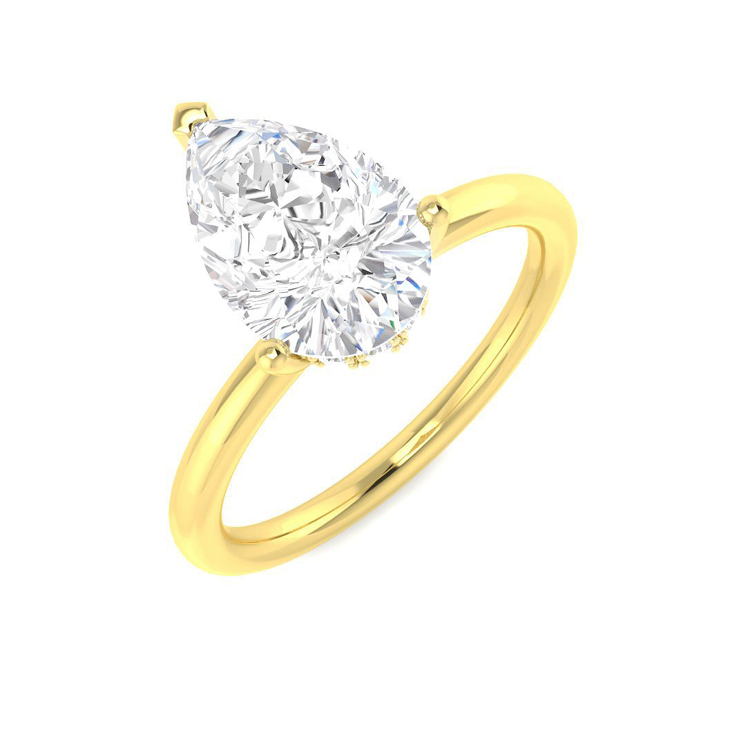 Engagement Lab-Grown Diamond Ring 2.16ct–2.18ct – SR5706 – 18k Yellow Gold